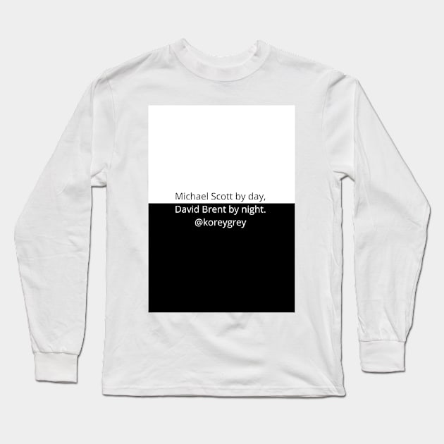 SCOTT vs BRENT Long Sleeve T-Shirt by Korey Grey